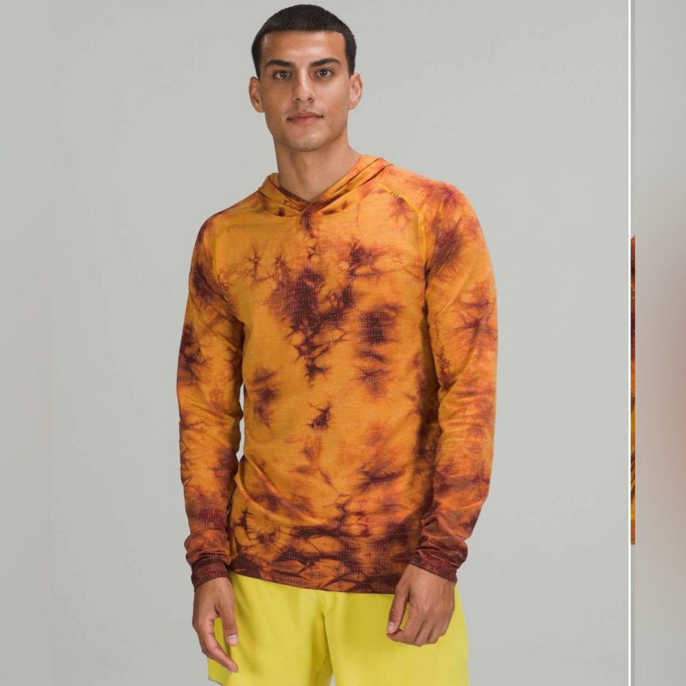 Lululemon Metal Vent Tech Hoodie 2.0Disconnect Marble‎ Dye Soleil Mulled Wine